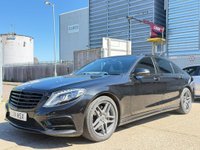 USED 2014 14 MERCEDES-BENZ S CLASS 3.5 S400Lh V6 AMG Line G-Tronic+ Euro 6 (s/s) 4dr HUGE SPEC CAR PAN ROOF R CAM