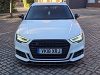 USED 2018 18 AUDI S3 2.0 TFSI Black Edition Sportback 5dr Petrol S Tronic quattro Euro 6 (s/s) (310 ps) 