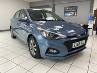 USED 2018 68 HYUNDAI I20 1.2 SE Launch Edition Hatchback 5dr Petrol Manual Euro 6 (s/s) (84 ps) CHAMPION BLUE / BLACK CLOTH TRIM / AIRCON / ELECTRIC WINDOWS X4 / ELECTRIC MIRRORS / AUTO LIGHHTS / DAB FM AM TUNER / BLUETOOTH / SMARTPHONE APP CONNECT / CRUISE CONTROL / SPEED LIMITER / REAR PARKING CAMERA AND SENSORS / SPACE SAVER SPARE WHEEL / SERVICE HISTORY