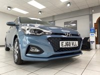 USED 2018 68 HYUNDAI I20 1.2 SE Launch Edition Hatchback 5dr Petrol Manual Euro 6 (s/s) (84 ps) CHAMPION BLUE / BLACK CLOTH TRIM / AIRCON / ELECTRIC WINDOWS X4 / ELECTRIC MIRRORS / AUTO LIGHHTS / DAB FM AM TUNER / BLUETOOTH / SMARTPHONE APP CONNECT / CRUISE CONTROL / SPEED LIMITER / REAR PARKING CAMERA AND SENSORS / SPACE SAVER SPARE WHEEL / SERVICE HISTORY