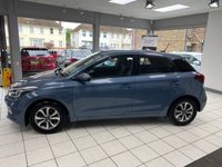 USED 2018 68 HYUNDAI I20 1.2 SE Launch Edition Hatchback 5dr Petrol Manual Euro 6 (s/s) (84 ps) CHAMPION BLUE / BLACK CLOTH TRIM / AIRCON / ELECTRIC WINDOWS X4 / ELECTRIC MIRRORS / AUTO LIGHHTS / DAB FM AM TUNER / BLUETOOTH / SMARTPHONE APP CONNECT / CRUISE CONTROL / SPEED LIMITER / REAR PARKING CAMERA AND SENSORS / SPACE SAVER SPARE WHEEL / SERVICE HISTORY
