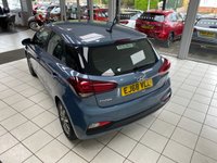USED 2018 68 HYUNDAI I20 1.2 SE Launch Edition Hatchback 5dr Petrol Manual Euro 6 (s/s) (84 ps) CHAMPION BLUE / BLACK CLOTH TRIM / AIRCON / ELECTRIC WINDOWS X4 / ELECTRIC MIRRORS / AUTO LIGHHTS / DAB FM AM TUNER / BLUETOOTH / SMARTPHONE APP CONNECT / CRUISE CONTROL / SPEED LIMITER / REAR PARKING CAMERA AND SENSORS / SPACE SAVER SPARE WHEEL / SERVICE HISTORY