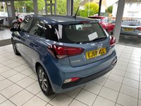 USED 2018 68 HYUNDAI I20 1.2 SE Launch Edition Hatchback 5dr Petrol Manual Euro 6 (s/s) (84 ps) CHAMPION BLUE / BLACK CLOTH TRIM / AIRCON / ELECTRIC WINDOWS X4 / ELECTRIC MIRRORS / AUTO LIGHHTS / DAB FM AM TUNER / BLUETOOTH / SMARTPHONE APP CONNECT / CRUISE CONTROL / SPEED LIMITER / REAR PARKING CAMERA AND SENSORS / SPACE SAVER SPARE WHEEL / SERVICE HISTORY