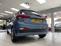 USED 2018 68 HYUNDAI I20 1.2 SE Launch Edition Hatchback 5dr Petrol Manual Euro 6 (s/s) (84 ps) CHAMPION BLUE / BLACK CLOTH TRIM / AIRCON / ELECTRIC WINDOWS X4 / ELECTRIC MIRRORS / AUTO LIGHHTS / DAB FM AM TUNER / BLUETOOTH / SMARTPHONE APP CONNECT / CRUISE CONTROL / SPEED LIMITER / REAR PARKING CAMERA AND SENSORS / SPACE SAVER SPARE WHEEL / SERVICE HISTORY