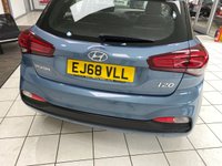 USED 2018 68 HYUNDAI I20 1.2 SE Launch Edition Hatchback 5dr Petrol Manual Euro 6 (s/s) (84 ps) CHAMPION BLUE / BLACK CLOTH TRIM / AIRCON / ELECTRIC WINDOWS X4 / ELECTRIC MIRRORS / AUTO LIGHHTS / DAB FM AM TUNER / BLUETOOTH / SMARTPHONE APP CONNECT / CRUISE CONTROL / SPEED LIMITER / REAR PARKING CAMERA AND SENSORS / SPACE SAVER SPARE WHEEL / SERVICE HISTORY