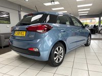 USED 2018 68 HYUNDAI I20 1.2 SE Launch Edition Hatchback 5dr Petrol Manual Euro 6 (s/s) (84 ps) CHAMPION BLUE / BLACK CLOTH TRIM / AIRCON / ELECTRIC WINDOWS X4 / ELECTRIC MIRRORS / AUTO LIGHHTS / DAB FM AM TUNER / BLUETOOTH / SMARTPHONE APP CONNECT / CRUISE CONTROL / SPEED LIMITER / REAR PARKING CAMERA AND SENSORS / SPACE SAVER SPARE WHEEL / SERVICE HISTORY
