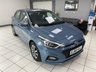 USED 2018 68 HYUNDAI I20 1.2 SE Launch Edition Hatchback 5dr Petrol Manual Euro 6 (s/s) (84 ps) CHAMPION BLUE / BLACK CLOTH TRIM / AIRCON / ELECTRIC WINDOWS X4 / ELECTRIC MIRRORS / AUTO LIGHHTS / DAB FM AM TUNER / BLUETOOTH / SMARTPHONE APP CONNECT / CRUISE CONTROL / SPEED LIMITER / REAR PARKING CAMERA AND SENSORS / SPACE SAVER SPARE WHEEL / SERVICE HISTORY