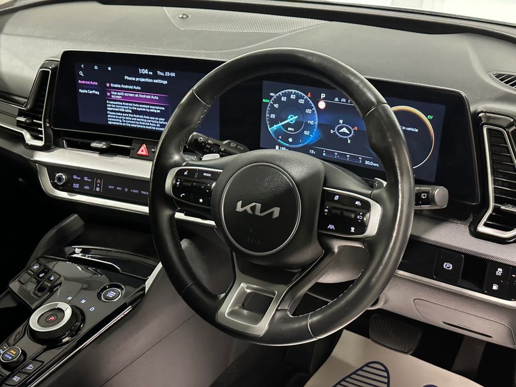 USED 2023 72 KIA SPORTAGE 1.6 T-GDi 13.8kWh 3 SUV 5dr Petrol Plug-in Hybrid Auto AWD Euro 6 (s/s) (261 bhp) 