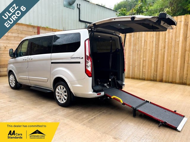 View our Ford Tourneo Custom 6 Seat Auto Wheelchair Accessible Disabled Access Vehicle WAV