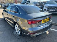 USED 2016 66 AUDI A3 1.4 TFSI CoD S line Saloon 4dr Petrol Manual Euro 6 (s/s) (150 ps) 1 FORMER KEEPER, SERVICE HISTORY, &pound;35 A YEAR ROAD TAX