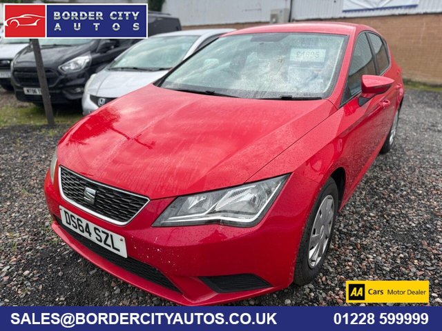 2014 seat leon 1.2 tsi s hatchback 5dr petrol manual euro 6 (s/s) (110 ps) desirable example in brilliant red with contrasting... photo