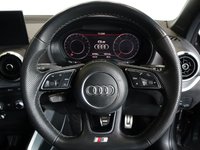 USED 2022 22 AUDI Q2 1.5 TFSI CoD 35 Black Edition SUV 5dr Petrol S Tronic Euro 6 (s/s) (150 ps) STYLISH, HIGH QUALITY 1.5 MODEL SUV IN EXCELLENT CONDITION THROUGHOUT - 1 OWNER FROM NEW, COMES WITH A FULL AUDI MAIN DEALER SERVICE HISTORY + VIRTUAL COCKPIT DIGITAL DASH DISPLAY +  HEATED SEATS + REVERSE CAMERA + SAT NAV + APPLE CARPLAY / ANDROID AUTO + BLUETOOTH CONNECTIVITY + APPS CONTROL + DAB DIGITAL RADIO + CRUISE CONTROL + AUTOMATIC LED HEADLIGHTS + IN CAR ENTERTAINMENT WITH MEDIA DISPLAY + PARKING SENSORS + ECO STOP START SYSTEM + HILL HOLD START ASSIST + DAY TIME RUNNING LIGHTS