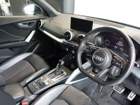 USED 2022 22 AUDI Q2 1.5 TFSI CoD 35 Black Edition SUV 5dr Petrol S Tronic Euro 6 (s/s) (150 ps) STYLISH, HIGH QUALITY 1.5 MODEL SUV IN EXCELLENT CONDITION THROUGHOUT - 1 OWNER FROM NEW, COMES WITH A FULL AUDI MAIN DEALER SERVICE HISTORY + VIRTUAL COCKPIT DIGITAL DASH DISPLAY +  HEATED SEATS + REVERSE CAMERA + SAT NAV + APPLE CARPLAY / ANDROID AUTO + BLUETOOTH CONNECTIVITY + APPS CONTROL + DAB DIGITAL RADIO + CRUISE CONTROL + AUTOMATIC LED HEADLIGHTS + IN CAR ENTERTAINMENT WITH MEDIA DISPLAY + PARKING SENSORS + ECO STOP START SYSTEM + HILL HOLD START ASSIST + DAY TIME RUNNING LIGHTS
