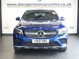 USED 2019 19 MERCEDES-BENZ GLC 2.0 GLC250 AMG Line Coupe 5dr Petrol G-Tronic+ 4MATIC Euro 6 (s/s) (211 ps) HIGH SPECIFICATION 4 WHEEL DRIVE MERCEDES WITH A SUPER PEDIGREE - COMES WITH A FULL MERCEDES MAIN DEALER SERVICE HISTORY + SATELLITE NAVIGATION + REAR VIEW CAMERA + BLUETOOTH CONNECTIVITY INCLUDING MEDIA STREAMING + FRONT AND REAR PARKING SENSORS + ELECTRIC TAILGATE + AUTOMATIC LED HEADLIGHTS + DUAL ZONE CLIMATE CONTROL + AIR CONDITIONING + LED DAY TIME RUNNING LIGHTS + DAB DIGITAL RADIO + SELECTABLE DRIVING MODES + AUTOMATIC WIPERS WITH RAIN SENSORS + SIDE STEPS + LEATHER MULTIFUNCTIONAL STEERI