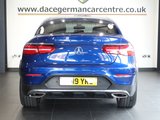 USED 2019 19 MERCEDES-BENZ GLC 2.0 GLC250 AMG Line Coupe 5dr Petrol G-Tronic+ 4MATIC Euro 6 (s/s) (211 ps) HIGH SPECIFICATION 4 WHEEL DRIVE MERCEDES WITH A SUPER PEDIGREE - COMES WITH A FULL MERCEDES MAIN DEALER SERVICE HISTORY + SATELLITE NAVIGATION + REAR VIEW CAMERA + BLUETOOTH CONNECTIVITY INCLUDING MEDIA STREAMING + FRONT AND REAR PARKING SENSORS + ELECTRIC TAILGATE + AUTOMATIC LED HEADLIGHTS + DUAL ZONE CLIMATE CONTROL + AIR CONDITIONING + LED DAY TIME RUNNING LIGHTS + DAB DIGITAL RADIO + SELECTABLE DRIVING MODES + AUTOMATIC WIPERS WITH RAIN SENSORS + SIDE STEPS + LEATHER MULTIFUNCTIONAL STEERI
