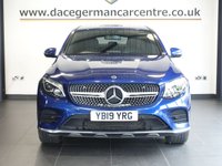USED 2019 19 MERCEDES-BENZ GLC 2.0 GLC250 AMG Line Coupe 5dr Petrol G-Tronic+ 4MATIC Euro 6 (s/s) (211 ps) HIGH SPECIFICATION 4 WHEEL DRIVE MERCEDES WITH A SUPER PEDIGREE - COMES WITH A FULL MERCEDES MAIN DEALER SERVICE HISTORY + SATELLITE NAVIGATION + REAR VIEW CAMERA + BLUETOOTH CONNECTIVITY INCLUDING MEDIA STREAMING + FRONT AND REAR PARKING SENSORS + ELECTRIC TAILGATE + AUTOMATIC LED HEADLIGHTS + DUAL ZONE CLIMATE CONTROL + AIR CONDITIONING + LED DAY TIME RUNNING LIGHTS + DAB DIGITAL RADIO + SELECTABLE DRIVING MODES + AUTOMATIC WIPERS WITH RAIN SENSORS + SIDE STEPS + LEATHER MULTIFUNCTIONAL STEERI