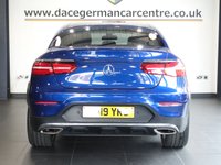 USED 2019 19 MERCEDES-BENZ GLC 2.0 GLC250 AMG Line Coupe 5dr Petrol G-Tronic+ 4MATIC Euro 6 (s/s) (211 ps) HIGH SPECIFICATION 4 WHEEL DRIVE MERCEDES WITH A SUPER PEDIGREE - COMES WITH A FULL MERCEDES MAIN DEALER SERVICE HISTORY + SATELLITE NAVIGATION + REAR VIEW CAMERA + BLUETOOTH CONNECTIVITY INCLUDING MEDIA STREAMING + FRONT AND REAR PARKING SENSORS + ELECTRIC TAILGATE + AUTOMATIC LED HEADLIGHTS + DUAL ZONE CLIMATE CONTROL + AIR CONDITIONING + LED DAY TIME RUNNING LIGHTS + DAB DIGITAL RADIO + SELECTABLE DRIVING MODES + AUTOMATIC WIPERS WITH RAIN SENSORS + SIDE STEPS + LEATHER MULTIFUNCTIONAL STEERI