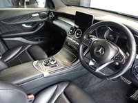 USED 2019 19 MERCEDES-BENZ GLC 2.0 GLC250 AMG Line Coupe 5dr Petrol G-Tronic+ 4MATIC Euro 6 (s/s) (211 ps) HIGH SPECIFICATION 4 WHEEL DRIVE MERCEDES WITH A SUPER PEDIGREE - COMES WITH A FULL MERCEDES MAIN DEALER SERVICE HISTORY + SATELLITE NAVIGATION + REAR VIEW CAMERA + BLUETOOTH CONNECTIVITY INCLUDING MEDIA STREAMING + FRONT AND REAR PARKING SENSORS + ELECTRIC TAILGATE + AUTOMATIC LED HEADLIGHTS + DUAL ZONE CLIMATE CONTROL + AIR CONDITIONING + LED DAY TIME RUNNING LIGHTS + DAB DIGITAL RADIO + SELECTABLE DRIVING MODES + AUTOMATIC WIPERS WITH RAIN SENSORS + SIDE STEPS + LEATHER MULTIFUNCTIONAL STEERI