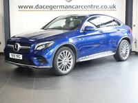 USED 2019 19 MERCEDES-BENZ GLC 2.0 GLC250 AMG Line Coupe 5dr Petrol G-Tronic+ 4MATIC Euro 6 (s/s) (211 ps) HIGH SPECIFICATION 4 WHEEL DRIVE MERCEDES WITH A SUPER PEDIGREE - COMES WITH A FULL MERCEDES MAIN DEALER SERVICE HISTORY + SATELLITE NAVIGATION + REAR VIEW CAMERA + BLUETOOTH CONNECTIVITY INCLUDING MEDIA STREAMING + FRONT AND REAR PARKING SENSORS + ELECTRIC TAILGATE + AUTOMATIC LED HEADLIGHTS + DUAL ZONE CLIMATE CONTROL + AIR CONDITIONING + LED DAY TIME RUNNING LIGHTS + DAB DIGITAL RADIO + SELECTABLE DRIVING MODES + AUTOMATIC WIPERS WITH RAIN SENSORS + SIDE STEPS + LEATHER MULTIFUNCTIONAL STEERI