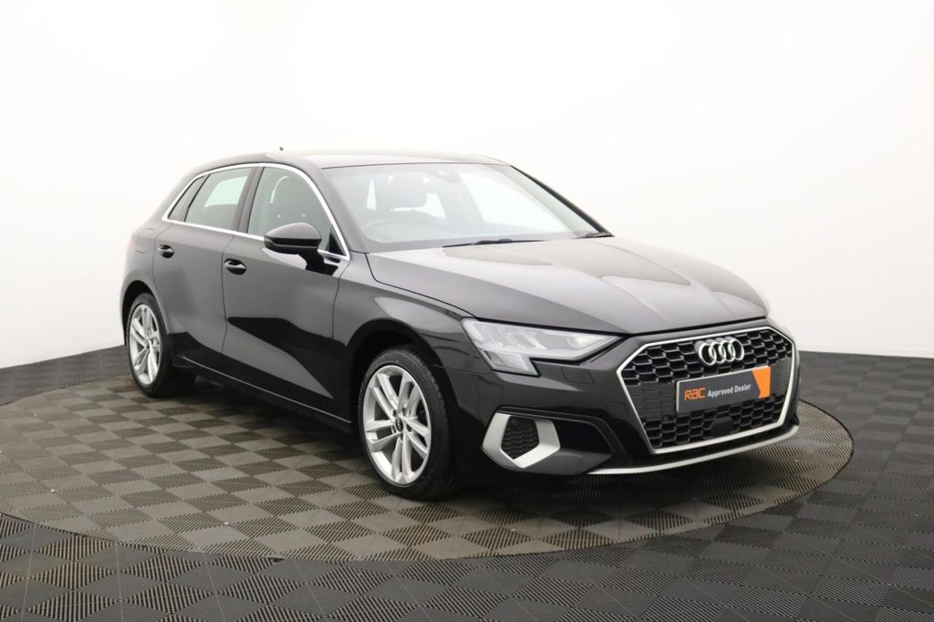USED 2021 21 AUDI A3 1.5 TFSI 35 Sport Sportback 5dr Petrol Manual Euro 6 (s/s) (150 ps) Car Play, Sat Nav, Cruise