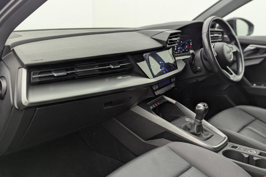 USED 2021 21 AUDI A3 1.5 TFSI 35 Sport Sportback 5dr Petrol Manual Euro 6 (s/s) (150 ps) Car Play, Sat Nav, Cruise