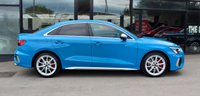 PRE-OWNED 2022 22 AUDI S3 2.0 TFSI Saloon 4dr Petrol S Tronic quattro Euro 6 (s/s) (310 ps) Turbo Blue (575 option), Full Fine Black Nappa Leather S Embossed Sports Seats, Comfort and Sound pack (&pound;995 option), Heated Seats, Satellite Navigation, Brake Callipers in Red With S3 Logo (&pound;290 option), Inlays in Dark Spectrum Aluminium, 3 Spoke Multi Function Steering Wheel, Audi Beam, Auto Dim Rear View Mirror, Audi Drive Select, BAB Radio, Audi Smartphone Interface, Virtual Cockpit, Electric Adjustable heated and Folding Mirrors, Hill Hold Assist, Illuminated Door Sill Trims, Light and Rain