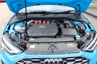 PRE-OWNED 2022 22 AUDI S3 2.0 TFSI Saloon 4dr Petrol S Tronic quattro Euro 6 (s/s) (310 ps) Turbo Blue (575 option), Full Fine Black Nappa Leather S Embossed Sports Seats, Comfort and Sound pack (&pound;995 option), Heated Seats, Satellite Navigation, Brake Callipers in Red With S3 Logo (&pound;290 option), Inlays in Dark Spectrum Aluminium, 3 Spoke Multi Function Steering Wheel, Audi Beam, Auto Dim Rear View Mirror, Audi Drive Select, BAB Radio, Audi Smartphone Interface, Virtual Cockpit, Electric Adjustable heated and Folding Mirrors, Hill Hold Assist, Illuminated Door Sill Trims, Light and Rain