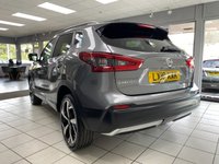 USED 2018 18 NISSAN QASHQAI 1.6 dCi Tekna+ SUV 5dr Diesel XTRON Euro 6 (s/s) (130 ps) GUN METALLIC GREY / BLACK NAPPA LEATHER TRIM / PANORAMIC ROOF / DUAL ZONE CLIMATE / ELECTRIC WINDOWS / POWERFOLD MIRRORS / AUTO LIGHTS / WIPERS / CRUISE CONTROL / SPEED LIMITER / LANE ASSIST / SATNAV / DAB FM AM CD TUNER / BLUETOOTH / 360 DEGREE CAMERAS / FRONT & REAR SENSORS / PRIVACY GLASS / 19"ALLOYS / ROOF RAILS / SERVICE HISTORY