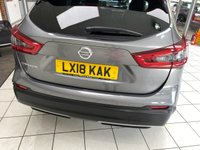 USED 2018 18 NISSAN QASHQAI 1.6 dCi Tekna+ SUV 5dr Diesel XTRON Euro 6 (s/s) (130 ps) GUN METALLIC GREY / BLACK NAPPA LEATHER TRIM / PANORAMIC ROOF / DUAL ZONE CLIMATE / ELECTRIC WINDOWS / POWERFOLD MIRRORS / AUTO LIGHTS / WIPERS / CRUISE CONTROL / SPEED LIMITER / LANE ASSIST / SATNAV / DAB FM AM CD TUNER / BLUETOOTH / 360 DEGREE CAMERAS / FRONT & REAR SENSORS / PRIVACY GLASS / 19"ALLOYS / ROOF RAILS / SERVICE HISTORY