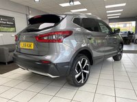 USED 2018 18 NISSAN QASHQAI 1.6 dCi Tekna+ SUV 5dr Diesel XTRON Euro 6 (s/s) (130 ps) GUN METALLIC GREY / BLACK NAPPA LEATHER TRIM / PANORAMIC ROOF / DUAL ZONE CLIMATE / ELECTRIC WINDOWS / POWERFOLD MIRRORS / AUTO LIGHTS / WIPERS / CRUISE CONTROL / SPEED LIMITER / LANE ASSIST / SATNAV / DAB FM AM CD TUNER / BLUETOOTH / 360 DEGREE CAMERAS / FRONT & REAR SENSORS / PRIVACY GLASS / 19"ALLOYS / ROOF RAILS / SERVICE HISTORY