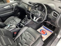USED 2018 18 NISSAN QASHQAI 1.6 dCi Tekna+ SUV 5dr Diesel XTRON Euro 6 (s/s) (130 ps) GUN METALLIC GREY / BLACK NAPPA LEATHER TRIM / PANORAMIC ROOF / DUAL ZONE CLIMATE / ELECTRIC WINDOWS / POWERFOLD MIRRORS / AUTO LIGHTS / WIPERS / CRUISE CONTROL / SPEED LIMITER / LANE ASSIST / SATNAV / DAB FM AM CD TUNER / BLUETOOTH / 360 DEGREE CAMERAS / FRONT & REAR SENSORS / PRIVACY GLASS / 19"ALLOYS / ROOF RAILS / SERVICE HISTORY