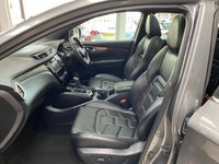 USED 2018 18 NISSAN QASHQAI 1.6 dCi Tekna+ SUV 5dr Diesel XTRON Euro 6 (s/s) (130 ps) GUN METALLIC GREY / BLACK NAPPA LEATHER TRIM / PANORAMIC ROOF / DUAL ZONE CLIMATE / ELECTRIC WINDOWS / POWERFOLD MIRRORS / AUTO LIGHTS / WIPERS / CRUISE CONTROL / SPEED LIMITER / LANE ASSIST / SATNAV / DAB FM AM CD TUNER / BLUETOOTH / 360 DEGREE CAMERAS / FRONT & REAR SENSORS / PRIVACY GLASS / 19"ALLOYS / ROOF RAILS / SERVICE HISTORY