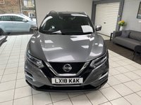 USED 2018 18 NISSAN QASHQAI 1.6 dCi Tekna+ SUV 5dr Diesel XTRON Euro 6 (s/s) (130 ps) GUN METALLIC GREY / BLACK NAPPA LEATHER TRIM / PANORAMIC ROOF / DUAL ZONE CLIMATE / ELECTRIC WINDOWS / POWERFOLD MIRRORS / AUTO LIGHTS / WIPERS / CRUISE CONTROL / SPEED LIMITER / LANE ASSIST / SATNAV / DAB FM AM CD TUNER / BLUETOOTH / 360 DEGREE CAMERAS / FRONT & REAR SENSORS / PRIVACY GLASS / 19"ALLOYS / ROOF RAILS / SERVICE HISTORY