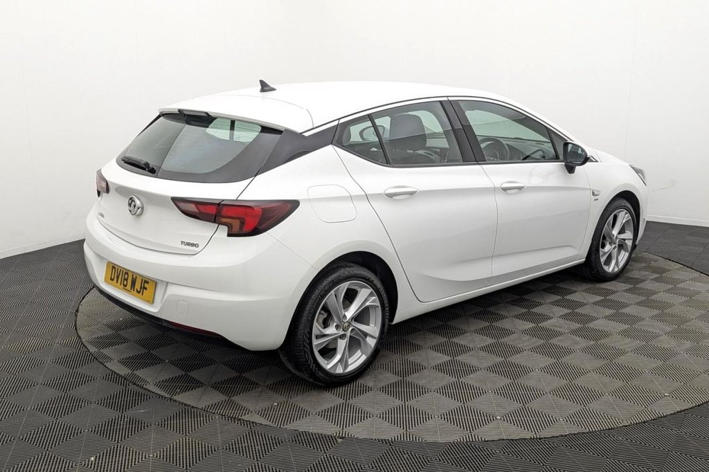 USED 2018 18 VAUXHALL ASTRA 1.4i Turbo SRi Nav Hatchback 5dr Petrol Manual Euro 6 (150 ps) Sat Nav, 17" Alloys, Air Con