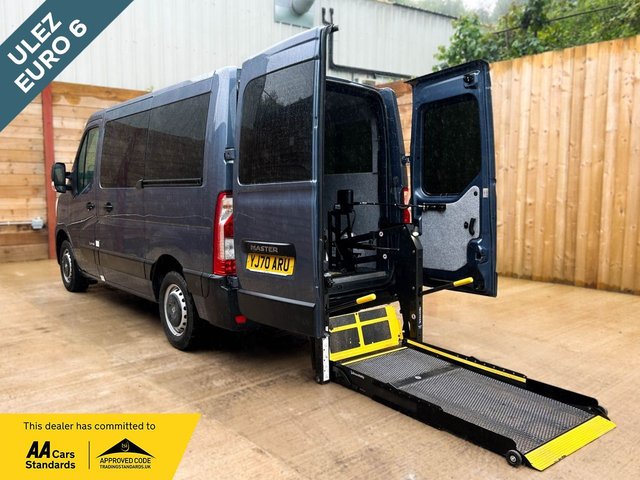 View our Renault Master 3 Seat Auto Driver Transfer Wheelchair Accessible Disabled Access Vehicle WAV