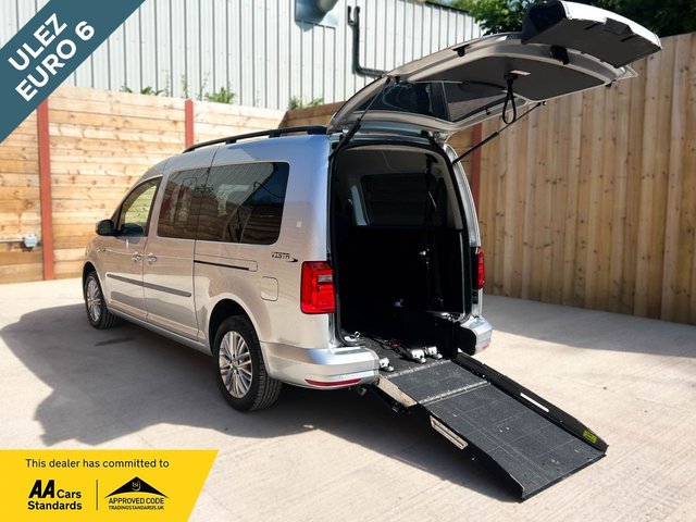 View our Volkswagen Caddy Maxi Life 5 Seat Auto Wheelchair Accessible Disabled Access Vehicle WAV