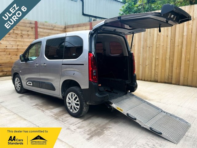 View our Citroen Berlingo 3 Seat Auto Wheelchair Accessible Disabled Access Vehicle WAV