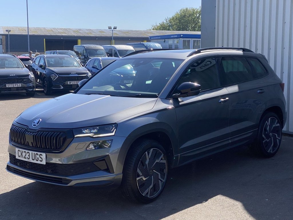 USED 2023 23 SKODA KAROQ 2.0 TSI SportLine SUV 5dr Petrol DSG 4WD Euro 6 (s/s) (190 ps) SUV