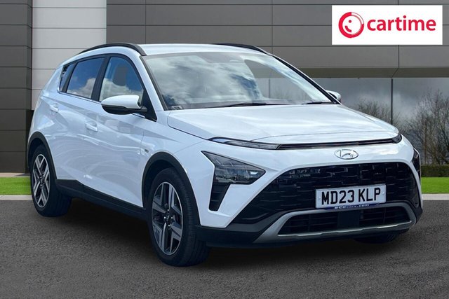 View our Hyundai Bayon 1.0 T-GDi MHEV Premium SUV 5dr Petrol Hybrid DCT Euro 6 (s/s) (100 ps)  Rear View Camera, Rear Parking Sensors, Android Auto / Apple CarPlay, Touchscreen Satellite Navigation,  Heated Steering Wheel