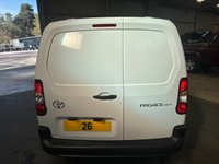 USED 2026 26 TOYOTA PROACE CITY 1.5 BlueHDi Active Short Panel Van 6dr Diesel Manual SWB Euro 6 (s/s) (100 bhp) 10 YEAR TOYOTA WARRANTY