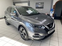 USED 2020 69 NISSAN QASHQAI 1.3 DIG-T Tekna SUV 5dr Petrol DCT Auto Euro 6 (s/s) (160 ps) GUN METALLIC GREY / BLACK PART LEATHER TRIM / PANORAMIC ROOF / DUAL ZONE CLIMATE / HEATED FRONT SEATS / ELECTRIC WINDOWS / POWERFOLD MIRRORS / AUTO LIGHTS AND WIPERS / INTELLIGENT CRUISE CONTROL / SPEED LIMITER / LANE ASSIST / 360 DEGREE CAMERAS / FRONT AND REAR SENSORS / SATNAV / DAB FM AM TUNER / CD / BLUETOOTH / AUX / USB / BOSE AUDIO / PRIVACY GLASS / 19"ALLOYS / SERVICE HISTORY