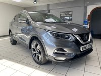 USED 2020 69 NISSAN QASHQAI 1.3 DIG-T Tekna SUV 5dr Petrol DCT Auto Euro 6 (s/s) (160 ps) GUN METALLIC GREY / BLACK PART LEATHER TRIM / PANORAMIC ROOF / DUAL ZONE CLIMATE / HEATED FRONT SEATS / ELECTRIC WINDOWS / POWERFOLD MIRRORS / AUTO LIGHTS AND WIPERS / INTELLIGENT CRUISE CONTROL / SPEED LIMITER / LANE ASSIST / 360 DEGREE CAMERAS / FRONT AND REAR SENSORS / SATNAV / DAB FM AM TUNER / CD / BLUETOOTH / AUX / USB / BOSE AUDIO / PRIVACY GLASS / 19"ALLOYS / SERVICE HISTORY