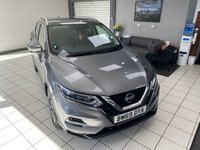 USED 2020 69 NISSAN QASHQAI 1.3 DIG-T Tekna SUV 5dr Petrol DCT Auto Euro 6 (s/s) (160 ps) GUN METALLIC GREY / BLACK PART LEATHER TRIM / PANORAMIC ROOF / DUAL ZONE CLIMATE / HEATED FRONT SEATS / ELECTRIC WINDOWS / POWERFOLD MIRRORS / AUTO LIGHTS AND WIPERS / INTELLIGENT CRUISE CONTROL / SPEED LIMITER / LANE ASSIST / 360 DEGREE CAMERAS / FRONT AND REAR SENSORS / SATNAV / DAB FM AM TUNER / CD / BLUETOOTH / AUX / USB / BOSE AUDIO / PRIVACY GLASS / 19"ALLOYS / SERVICE HISTORY