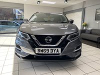 USED 2020 69 NISSAN QASHQAI 1.3 DIG-T Tekna SUV 5dr Petrol DCT Auto Euro 6 (s/s) (160 ps) GUN METALLIC GREY / BLACK PART LEATHER TRIM / PANORAMIC ROOF / DUAL ZONE CLIMATE / HEATED FRONT SEATS / ELECTRIC WINDOWS / POWERFOLD MIRRORS / AUTO LIGHTS AND WIPERS / INTELLIGENT CRUISE CONTROL / SPEED LIMITER / LANE ASSIST / 360 DEGREE CAMERAS / FRONT AND REAR SENSORS / SATNAV / DAB FM AM TUNER / CD / BLUETOOTH / AUX / USB / BOSE AUDIO / PRIVACY GLASS / 19"ALLOYS / SERVICE HISTORY