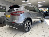USED 2020 69 NISSAN QASHQAI 1.3 DIG-T Tekna SUV 5dr Petrol DCT Auto Euro 6 (s/s) (160 ps) GUN METALLIC GREY / BLACK PART LEATHER TRIM / PANORAMIC ROOF / DUAL ZONE CLIMATE / HEATED FRONT SEATS / ELECTRIC WINDOWS / POWERFOLD MIRRORS / AUTO LIGHTS AND WIPERS / INTELLIGENT CRUISE CONTROL / SPEED LIMITER / LANE ASSIST / 360 DEGREE CAMERAS / FRONT AND REAR SENSORS / SATNAV / DAB FM AM TUNER / CD / BLUETOOTH / AUX / USB / BOSE AUDIO / PRIVACY GLASS / 19"ALLOYS / SERVICE HISTORY
