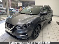 USED 2020 69 NISSAN QASHQAI 1.3 DIG-T Tekna SUV 5dr Petrol DCT Auto Euro 6 (s/s) (160 ps) GUN METALLIC GREY / BLACK PART LEATHER TRIM / PANORAMIC ROOF / DUAL ZONE CLIMATE / HEATED FRONT SEATS / ELECTRIC WINDOWS / POWERFOLD MIRRORS / AUTO LIGHTS AND WIPERS / INTELLIGENT CRUISE CONTROL / SPEED LIMITER / LANE ASSIST / 360 DEGREE CAMERAS / FRONT AND REAR SENSORS / SATNAV / DAB FM AM TUNER / CD / BLUETOOTH / AUX / USB / BOSE AUDIO / PRIVACY GLASS / 19"ALLOYS / SERVICE HISTORY
