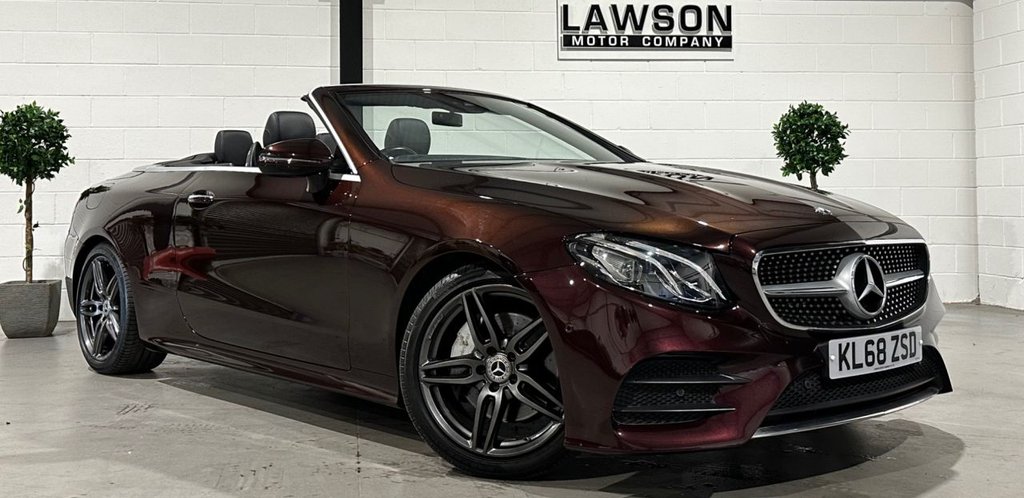 USED 2019 68 MERCEDES-BENZ E-CLASS 2.0 E220d AMG Line (Premium) Cabriolet 2dr Diesel G-Tronic+ Euro 6 (s/s) (194 ps) 