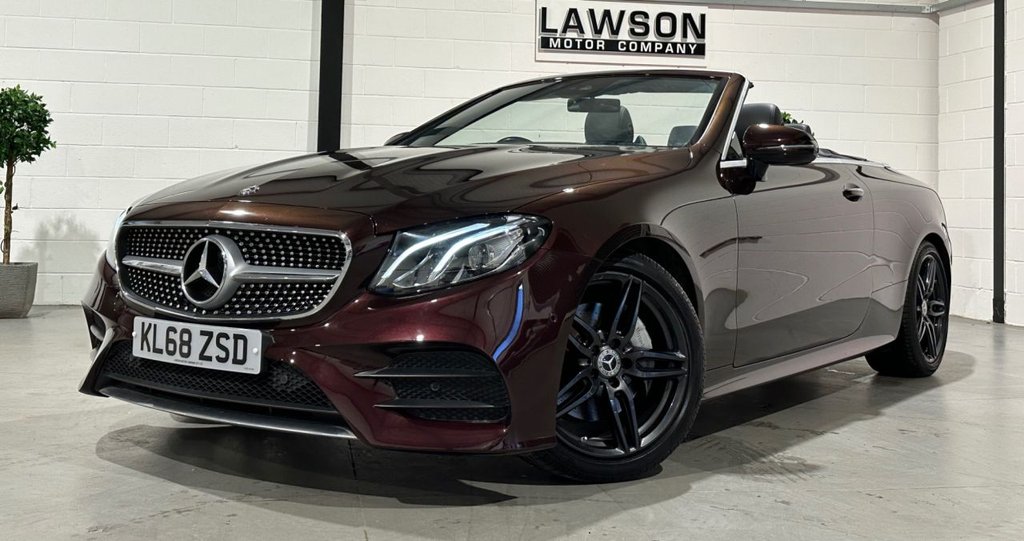 USED 2019 68 MERCEDES-BENZ E-CLASS 2.0 E220d AMG Line (Premium) Cabriolet 2dr Diesel G-Tronic+ Euro 6 (s/s) (194 ps) 