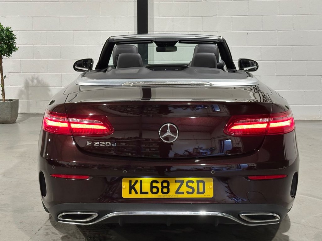 USED 2019 68 MERCEDES-BENZ E-CLASS 2.0 E220d AMG Line (Premium) Cabriolet 2dr Diesel G-Tronic+ Euro 6 (s/s) (194 ps) 