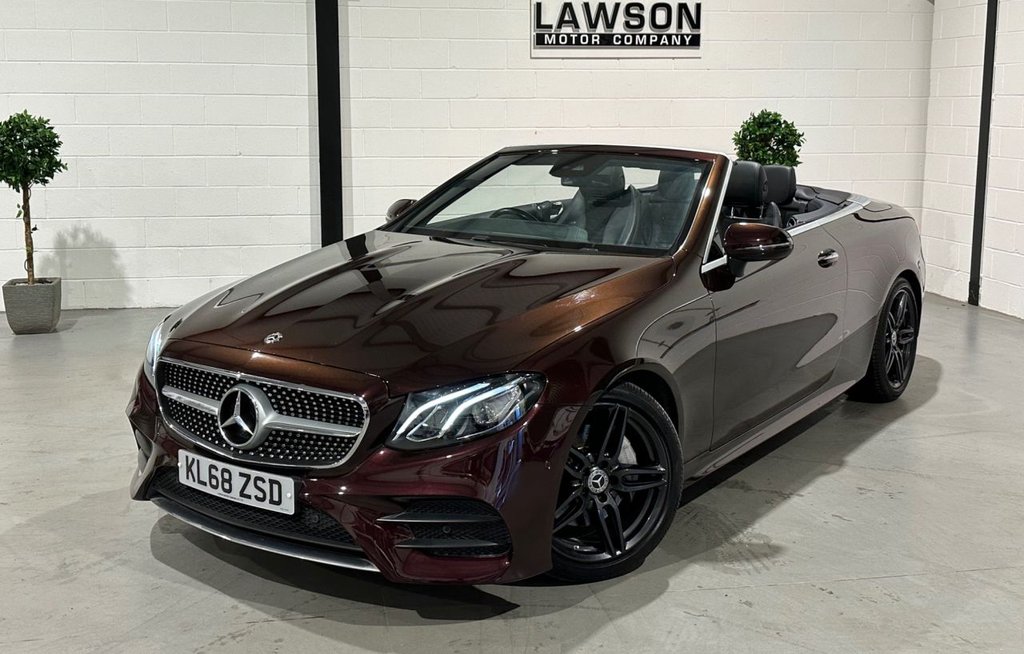 USED 2019 68 MERCEDES-BENZ E-CLASS 2.0 E220d AMG Line (Premium) Cabriolet 2dr Diesel G-Tronic+ Euro 6 (s/s) (194 ps) 